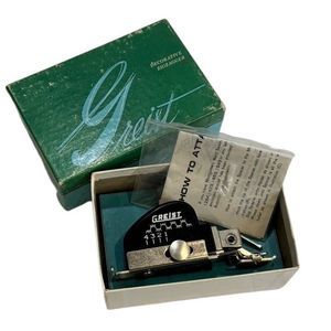 Vintage Greist Automatic Decorative ZigZagger Style # 1 Made In The USA Original